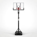Portable Basketball Hoop Engineered for Home Training, 6.6-10 Ft Height Adjustment, Steel Frame, Wheels