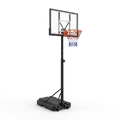 Portable Basketball Hoop Built for Training, 7-10 Ft Height Adjustment, Shatter-Resistant Backboard, Steel Frame