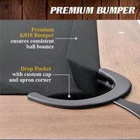 7 Ft. Urban Drop Pocket Pool Table, Perfect for Game Rooms