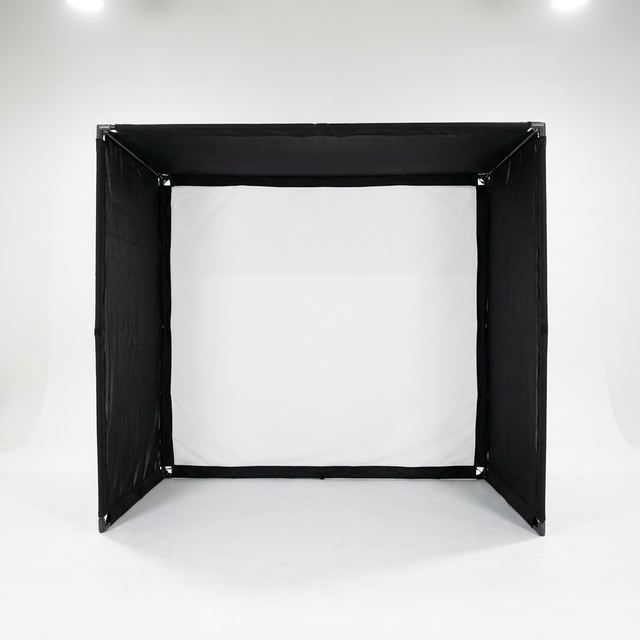 10/12/14Ft Outdoor Golf Training Simulator Cage Sports Practice Golf Simulator Enclosure with Impact Netting and All Poles — Studio Shot