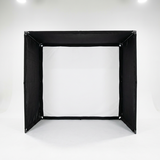 10/12/14Ft Outdoor Golf Training Simulator Cage Sports Practice Golf Simulator Enclosure with Impact Netting and All Poles — Studio Shot