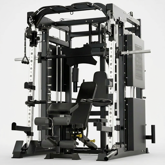 Professional Gym Smith Machine Set—Multi-Functional All-In-One Fitness Equipment, Suitable for Professional Gyms — Studio Shot