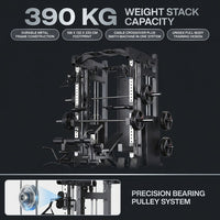 Smith Machine Cable Crossover Engineered for Full Body Training, Durable Metal Frame, Multi-Function Design — Results & Stats