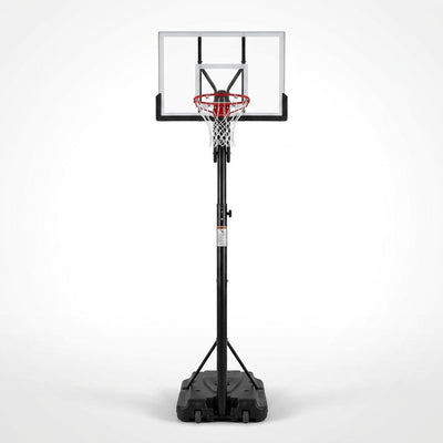 Portable Basketball Hoop Engineered for Home Training, 6.6-10 Ft Height Adjustment, Steel Frame, Wheels