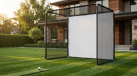 10/12/14Ft Outdoor Golf Training Simulator Cage Sports Practice Golf Simulator Enclosure with Impact Netting and All Poles — Lifestyle