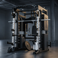 Professional Gym Smith Machine Set—Multi-Functional All-In-One Fitness Equipment, Suitable for Professional Gyms — Studio Shot