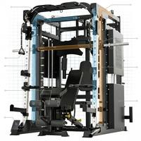 Professional Gym Smith Machine Set—Multi-Functional All-In-One Fitness Equipment, Suitable for Professional Gyms — How It Works