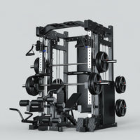 Smith Machine Cable Crossover Engineered for Full Body Training, Durable Metal Frame, Multi-Function Design